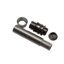 Porte moulinet noir insert carbone SKELETON (26,7 g)