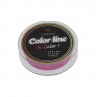 Nylon Pezon & Michel Eaux vives Color Line rose fluo/blanc (100 m)